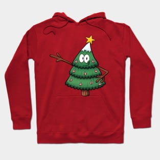 Cute Christmas Tree Character Hoodie